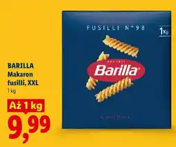 Lidl Makaron fusilli XXL Barilla oferta