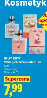 Lidl Woda perfumowana dla dzieci, różne rodzaje oferta