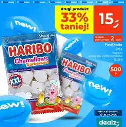 Dealz Pianki Haribo Chamallows Barbecue XXL Mallows Share Size oferta