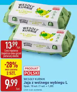 ALDI WESOŁY KURNIK Jaja z wolnego wybiegu L oferta