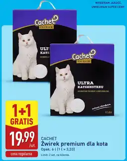 ALDI Żwirek premium dla kota CACHET oferta