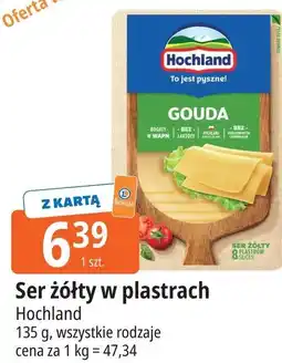 E.Leclerc Ser żółty w plastrach Hochland oferta