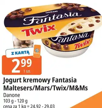E.Leclerc Jogurt kremowy Fantasia Maltesers/Mars/Twix/M&Ms Danone oferta