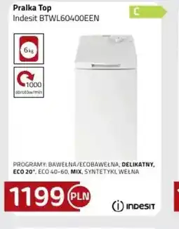 Kakto Indesit Pralka Top BTWL60400EEN oferta