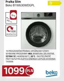 Kakto Beko Pralka Slim B1W630WDGPL oferta