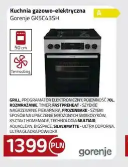 Kakto Gorenje Kuchnia gazowo-elektryczna GK5C435H oferta