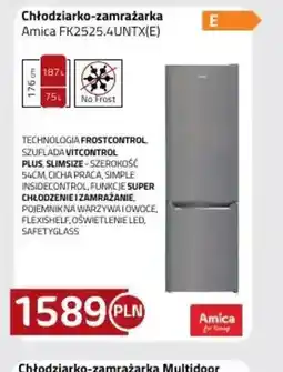 Kakto Amica Chłodziarko-zamrażarka FK2525.4UNTX(E) oferta
