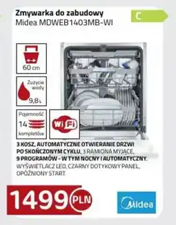 Kakto Midea Zmywarka do zabudowy oferta