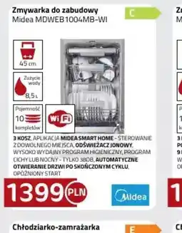 Kakto Midea Zmywarka do zabudowy oferta