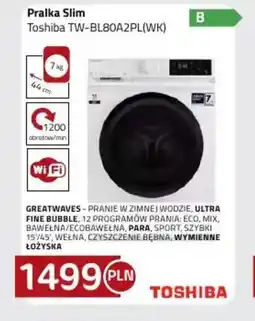 Kakto Toshiba Pralka Slim TW-BL80A2PL(WK) oferta