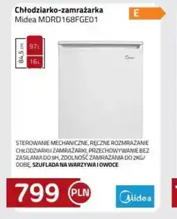 Kakto Chłodziarko-zamrażarka Midea MDRD168FGE01 oferta