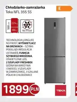 Kakto Chłodziarko-zamrażarka Teka NFL 355 SS oferta