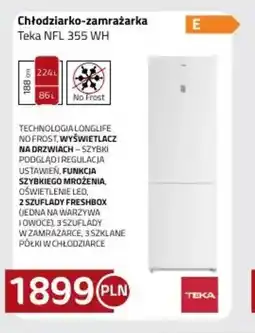 Kakto Teka Chłodziarko-zamrażarka NFL 355 WH oferta