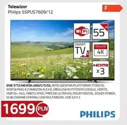 Kakto Philips Telewizor 55PUS7609/12 oferta