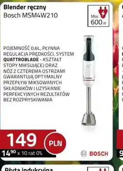 Kakto Blender ręczny Bosch MSM4W210 oferta
