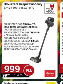Kakto Odkurzacz bezprzewodowy Amica VMB XPro Dark oferta