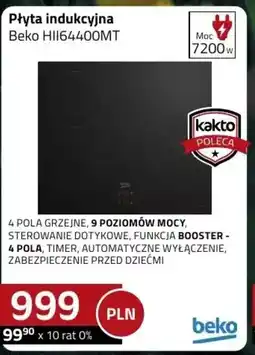 Kakto Płyta indukcyjna Beko HII64400MT oferta
