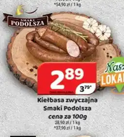 Delfin Kiełbasa zwyczajna Smaki Podolsza oferta