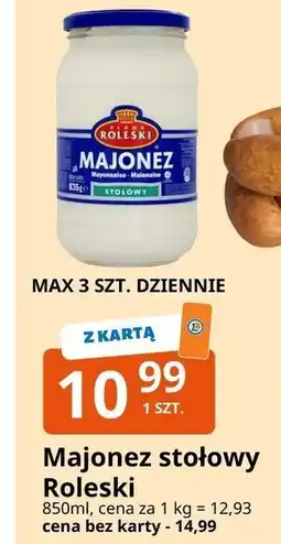 E.Leclerc Majonez stołowy Roleski oferta
