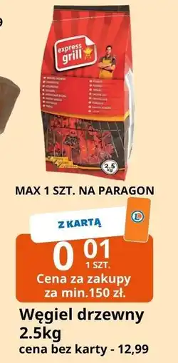 E.Leclerc Węgiel drzewny Express Grill oferta