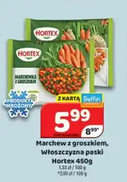 Delfin Marchew z groszkiem Hortex oferta