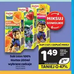 Delfin Sok Leon 100% Hortex oferta