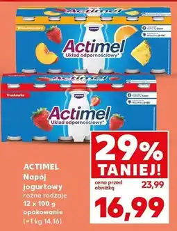 Kaufland Napój jogurtowy Actimel Danone oferta