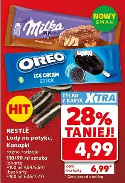 Kaufland Lody Kanapki Nestlé Oreo Ice Cream Stick oferta