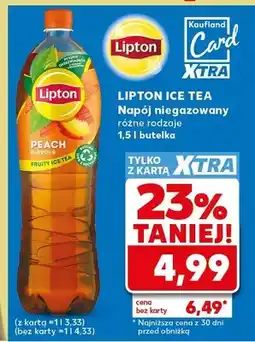 Kaufland Napój niegazowany Lipton Ice Tea Peach oferta