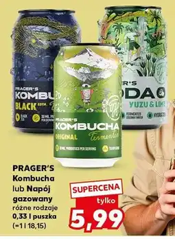 Kaufland Napój gazowany Prager's Soda Yuzu & Lime oferta