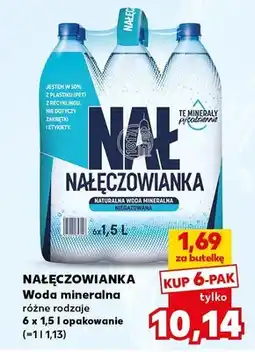 Kaufland Woda mineralna niegazowana Nałęczowianka 6-pak oferta