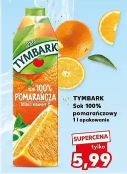 Kaufland Sok 100% pomarańczowy Tymbark oferta