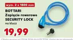 Kaufland Zapięcie rowerowe Bottari Security Lock na klucz oferta