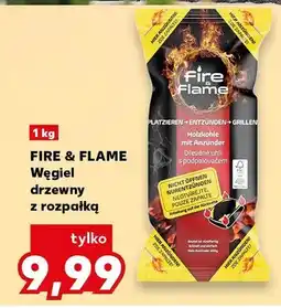 Kaufland Węgiel drzewny z rozpałką Fire & Flame oferta