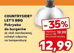Kaufland Pokrywka do burgerów Countryside Let's BBQ ze stali nierdzewnej uchwyt odporny na temperaturę oferta