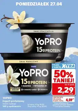 Kaufland Jogurt proteinowy YoPro smak waniliowy Danone oferta