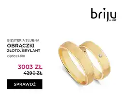 Briju Obrączki ślubne złoto brylant oferta