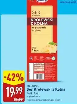 ALDI Ser Królewski z Kolna w plastrach w oliwie oferta