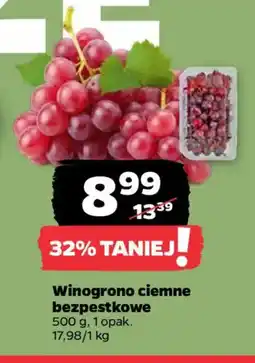 Netto Winogrono ciemne bezpestkowe oferta