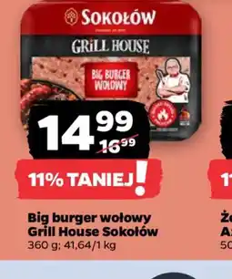 Netto Big burger wołowy Grill House Sokołów oferta