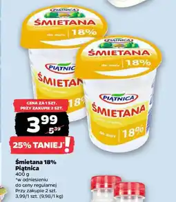 Netto Smietana 18% Piątnica oferta