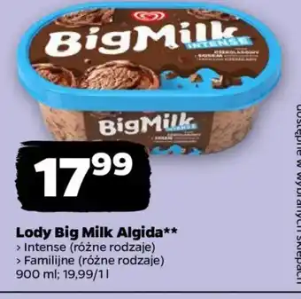 Netto Lody Big Milk Algida oferta