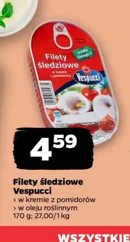 Netto Filety śledziowe Vespucci oferta