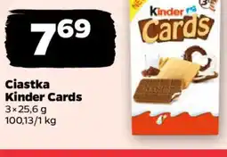 Netto Ciastka Kinder Cards oferta