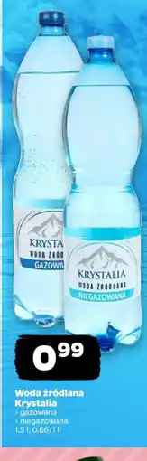 Netto Woda źródlana Krystalia oferta