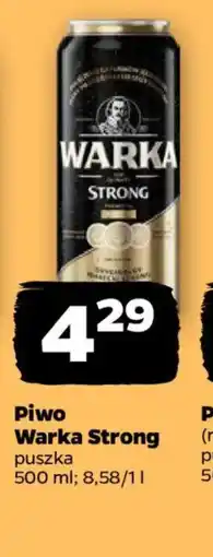 Netto Piwo Warka Strong oferta
