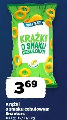 Netto Krążki o smaku cebulowym Snaxters oferta