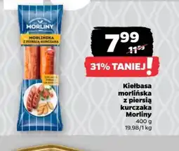 Netto Kiełbasa morlińska z piersią kurczaka Morliny oferta