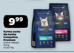 Netto Karma sucha dla kotów Competina Premium oferta