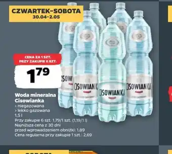 Woda mineralna Cisowianka